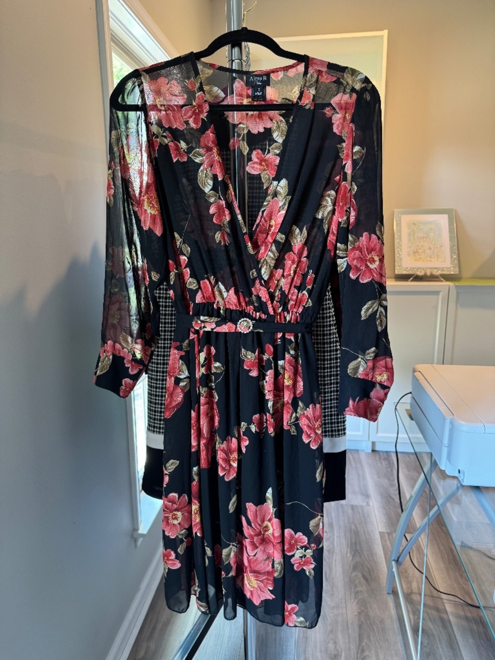 Beautiful Floral Dress Alexa B Nites- Size 10